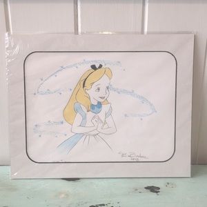 NWT Disney Alice in Wonderland Print